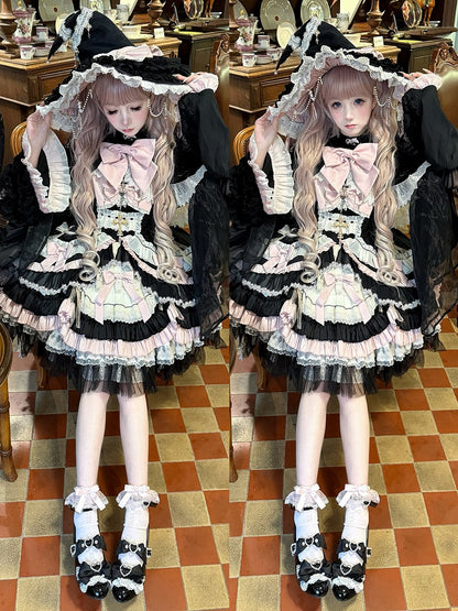 Heels Cut-out Wedge Gyaru Black Jirai Fashion Janes Mary Heart Kei Shoes