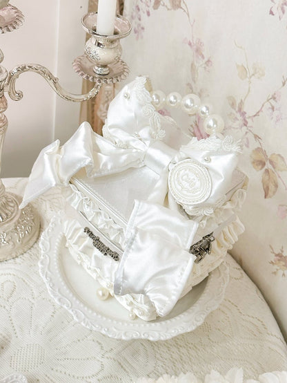 Hand Bead Crossbody Creamy White / Bag Details