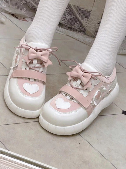 color-matching shoes sports Lolita