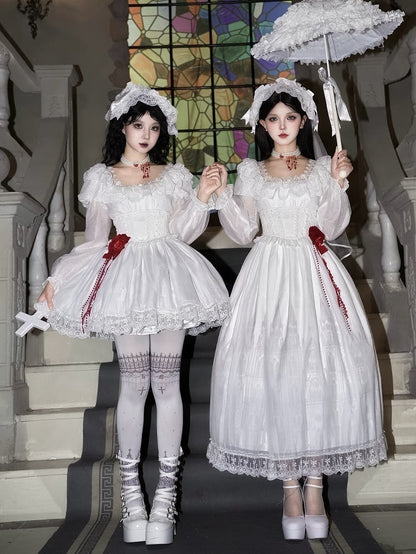 Sleeves White Detachable