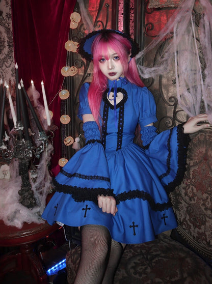 Subculture Lolita Dress Y2K Cross