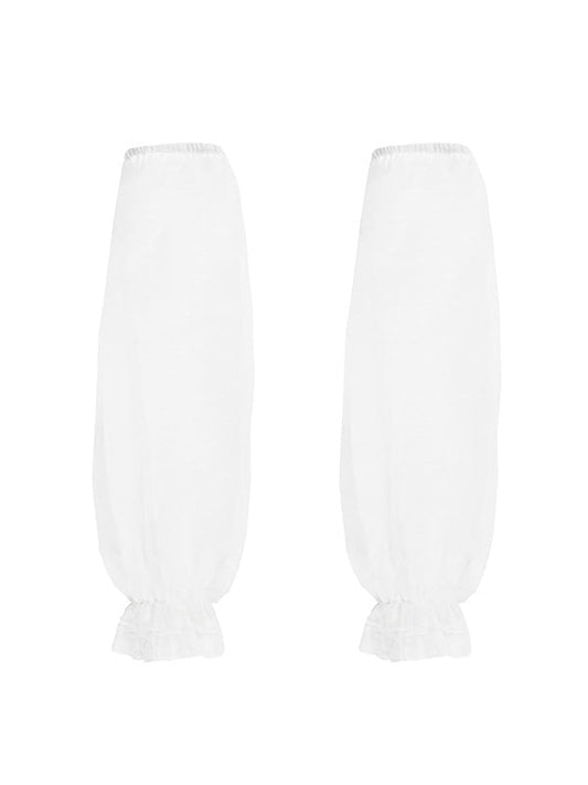 Sleeves White Detachable