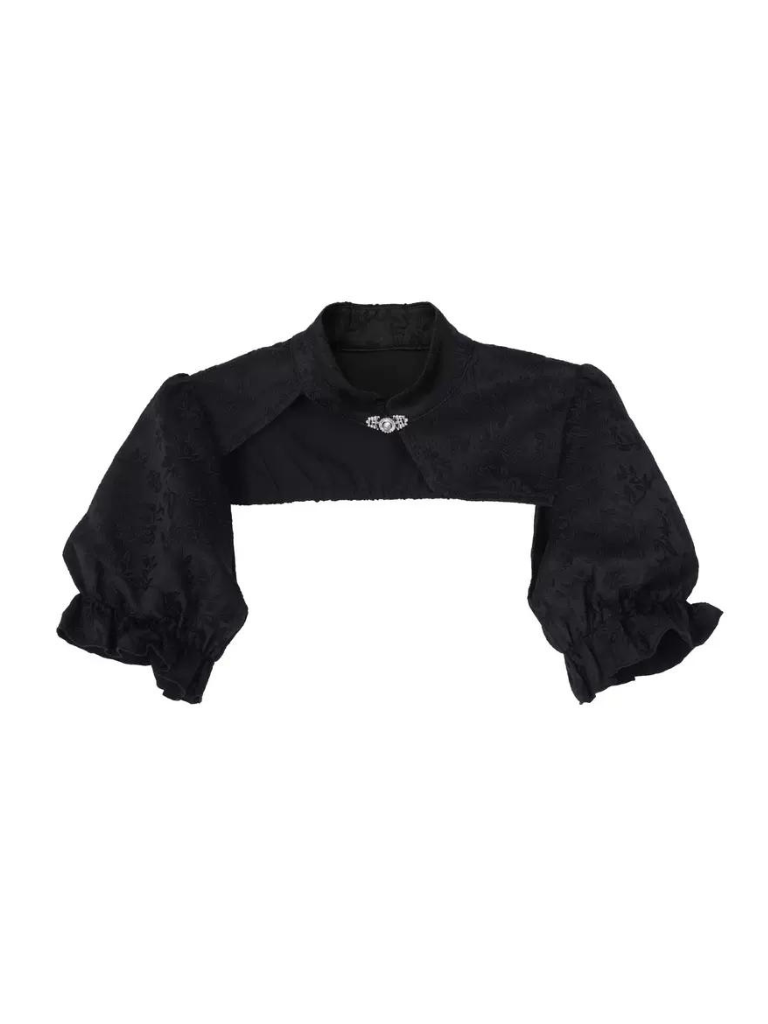 Cardigan Dragon Chic Chinese Dress + Short Mode Sleeve Puff