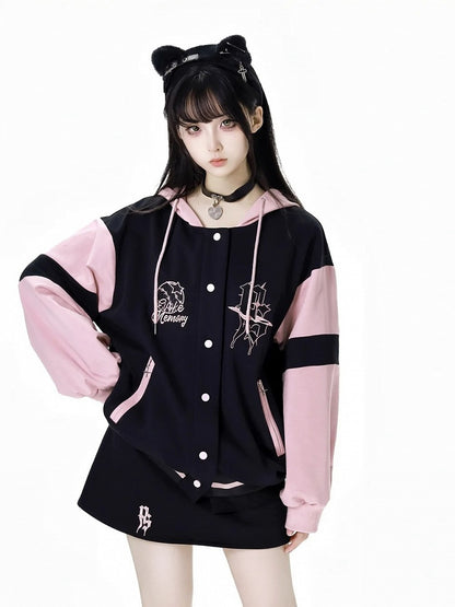 黒の刺繍スカート