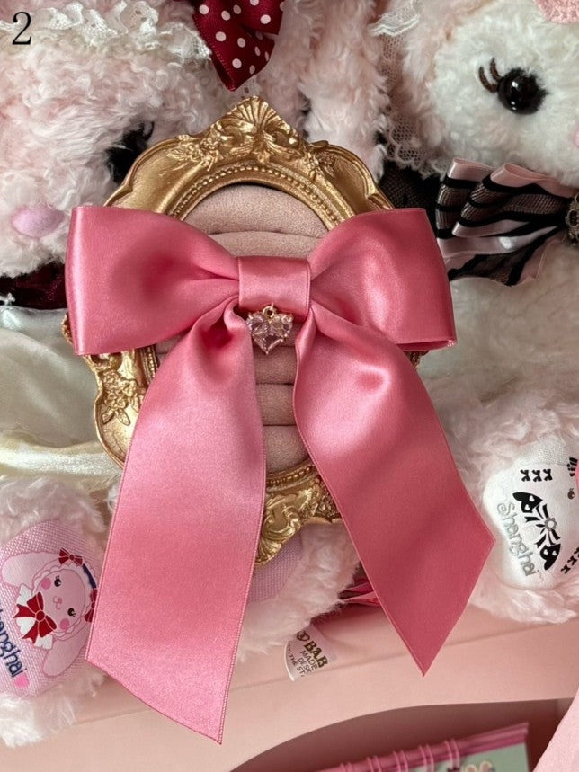 2 Brooch Options Pink Bowknot