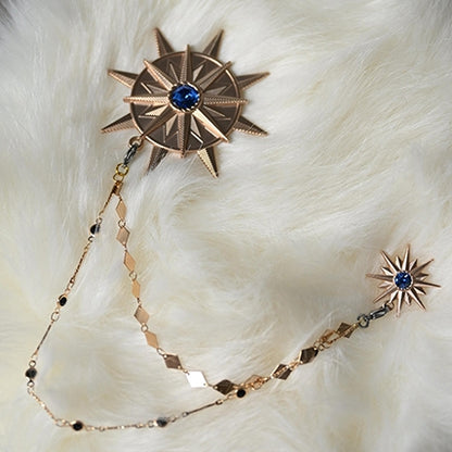 Brooch Golden Metal