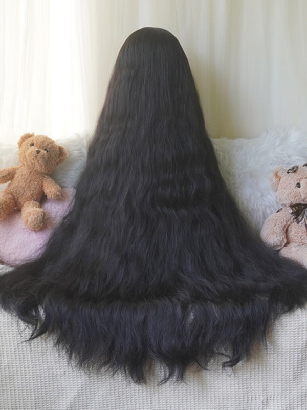 Blonde/Caramel/Light Brown/Black Long Wavy Wig