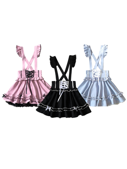 Flir Whauller Design ウエストレース アプリボン パフスカート