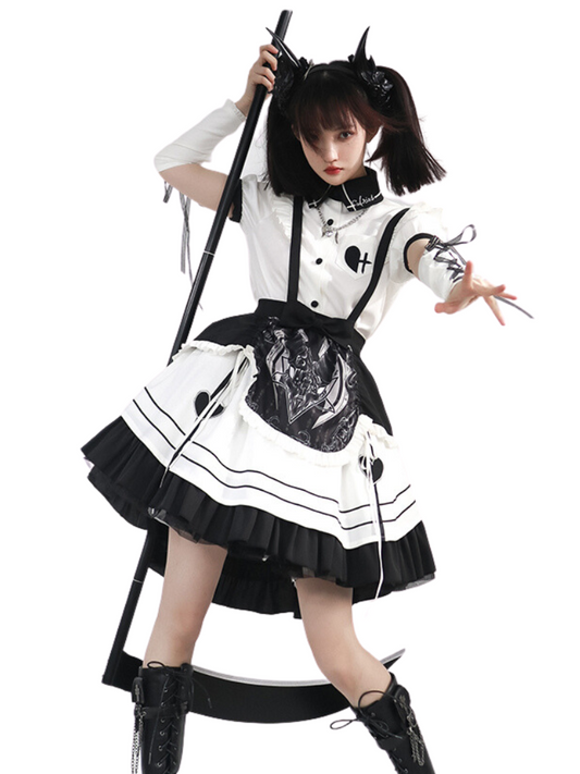 Maid Set-Up Lolita English Dress