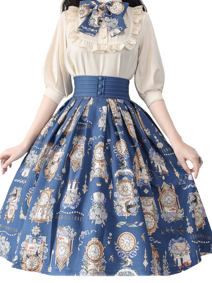 Lolita Echo Daily Echo Setup Suskart Eleegan Trochrasical Print Shirt Eternal
