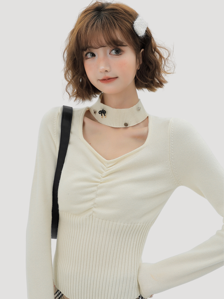 Slim Square Top Design Waist Neck Halter