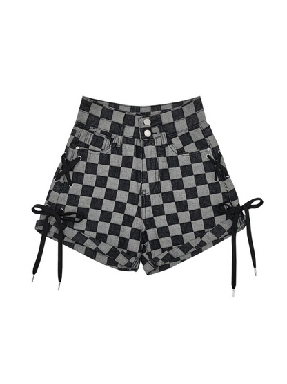 Checker Block Shorts