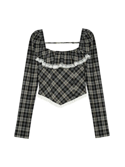 Lace Collar Tops Square