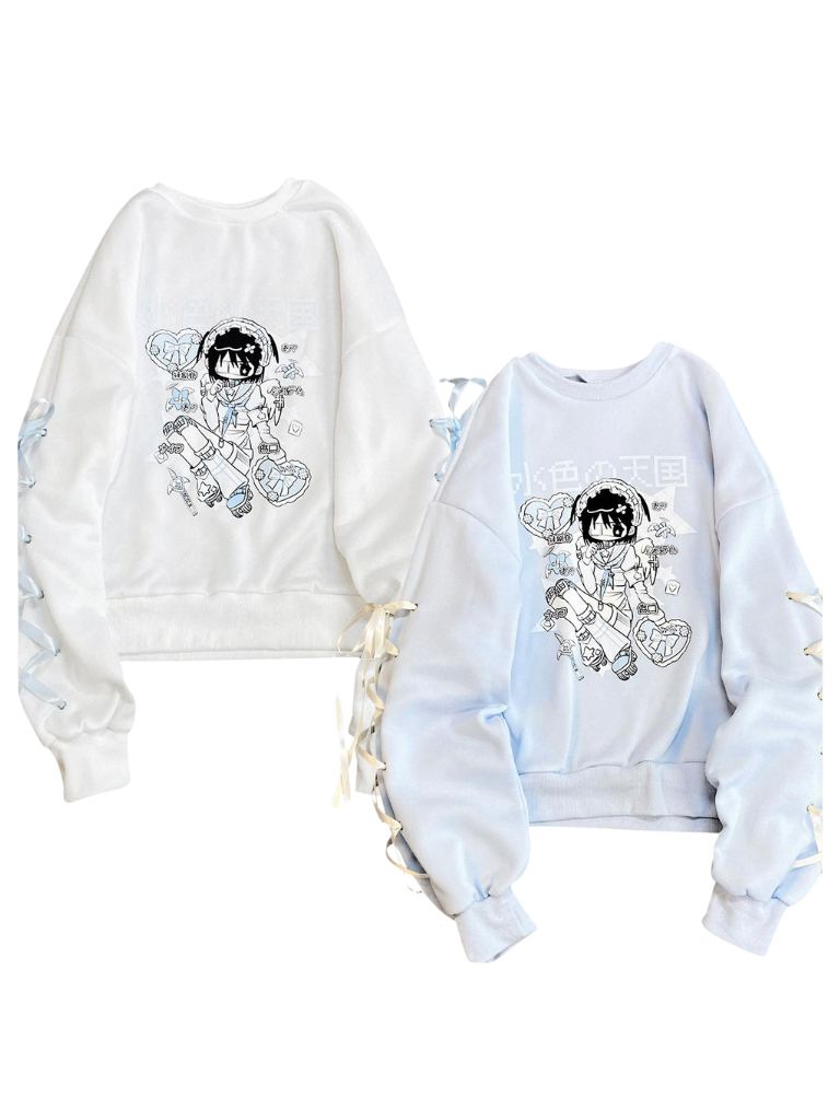 レースアップ Laundma Inn サブカルチャー トレーナー