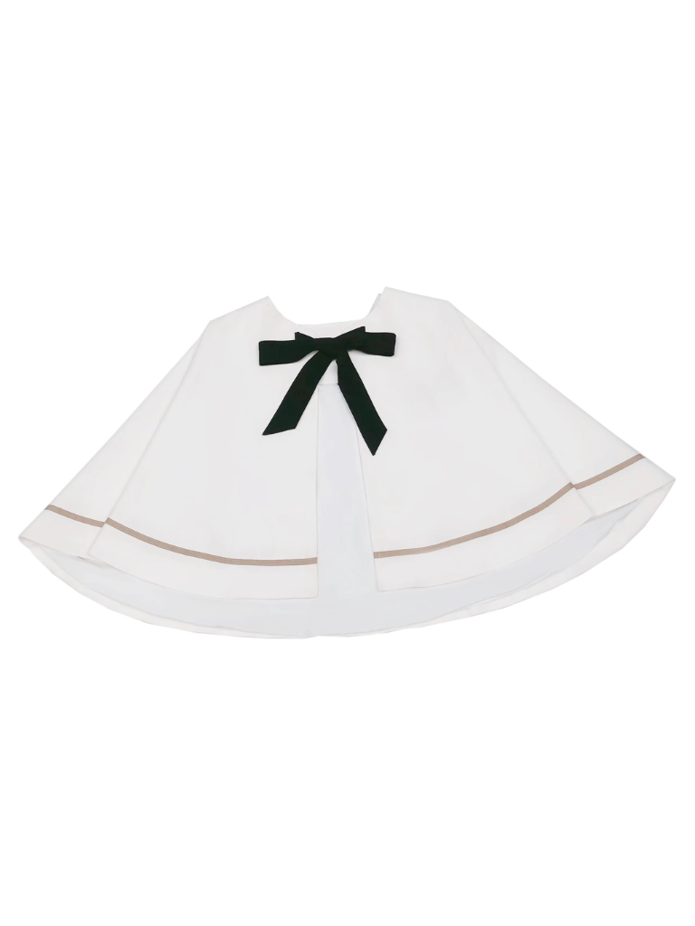 Shirt Long Skirt Elegant Cape Vest Christine