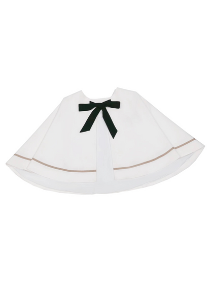 Shirt Long Skirt Elegant Cape Vest Christine