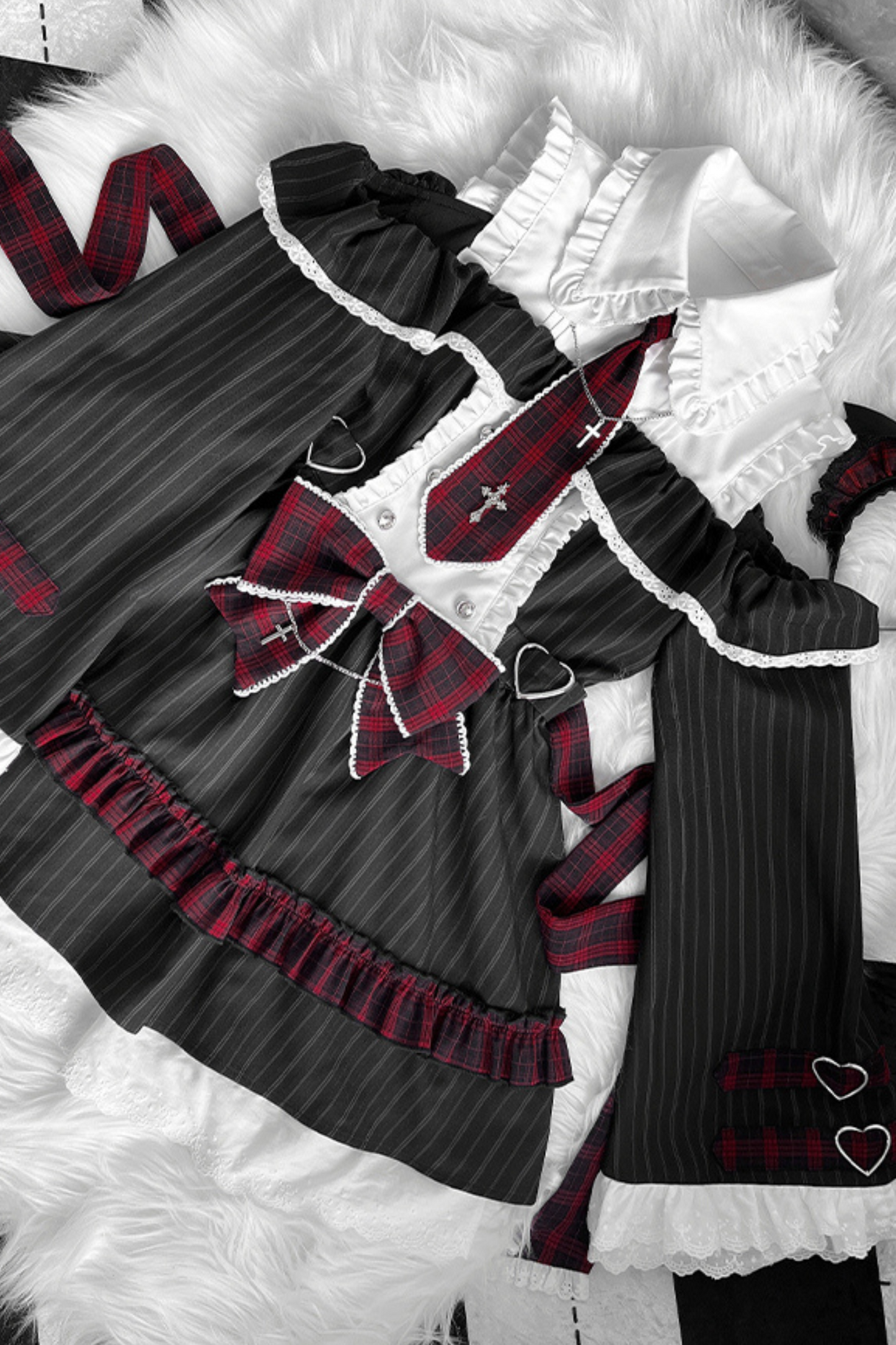 Dress Cross Set Dark Daily Girl
