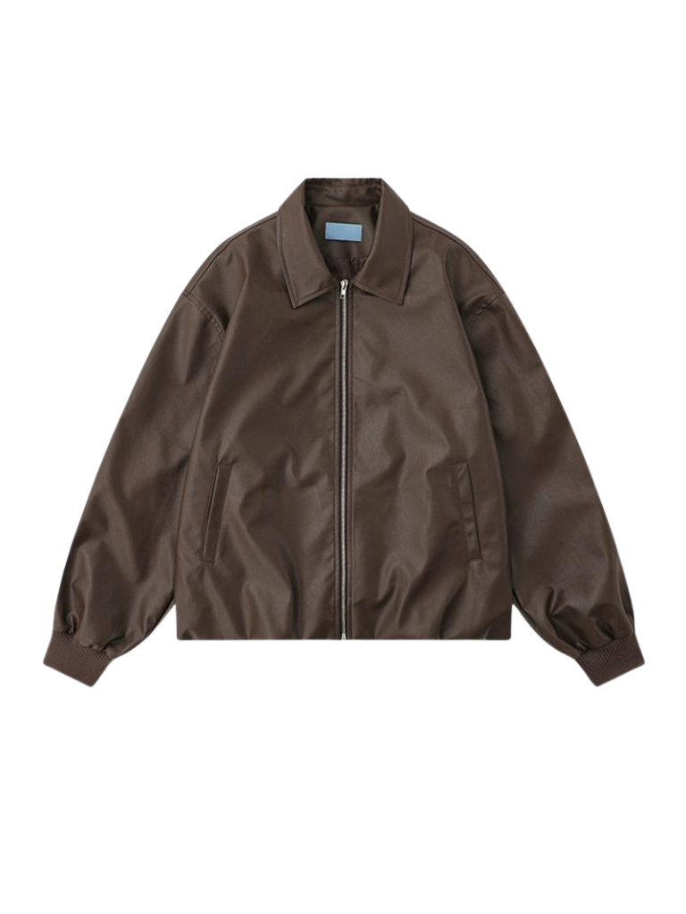 Jacke Street American Loose Leder