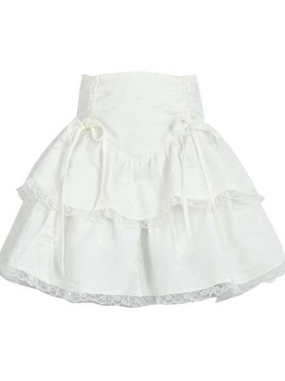 Ensemble Bellflower, robe chemise, jupe et gilet