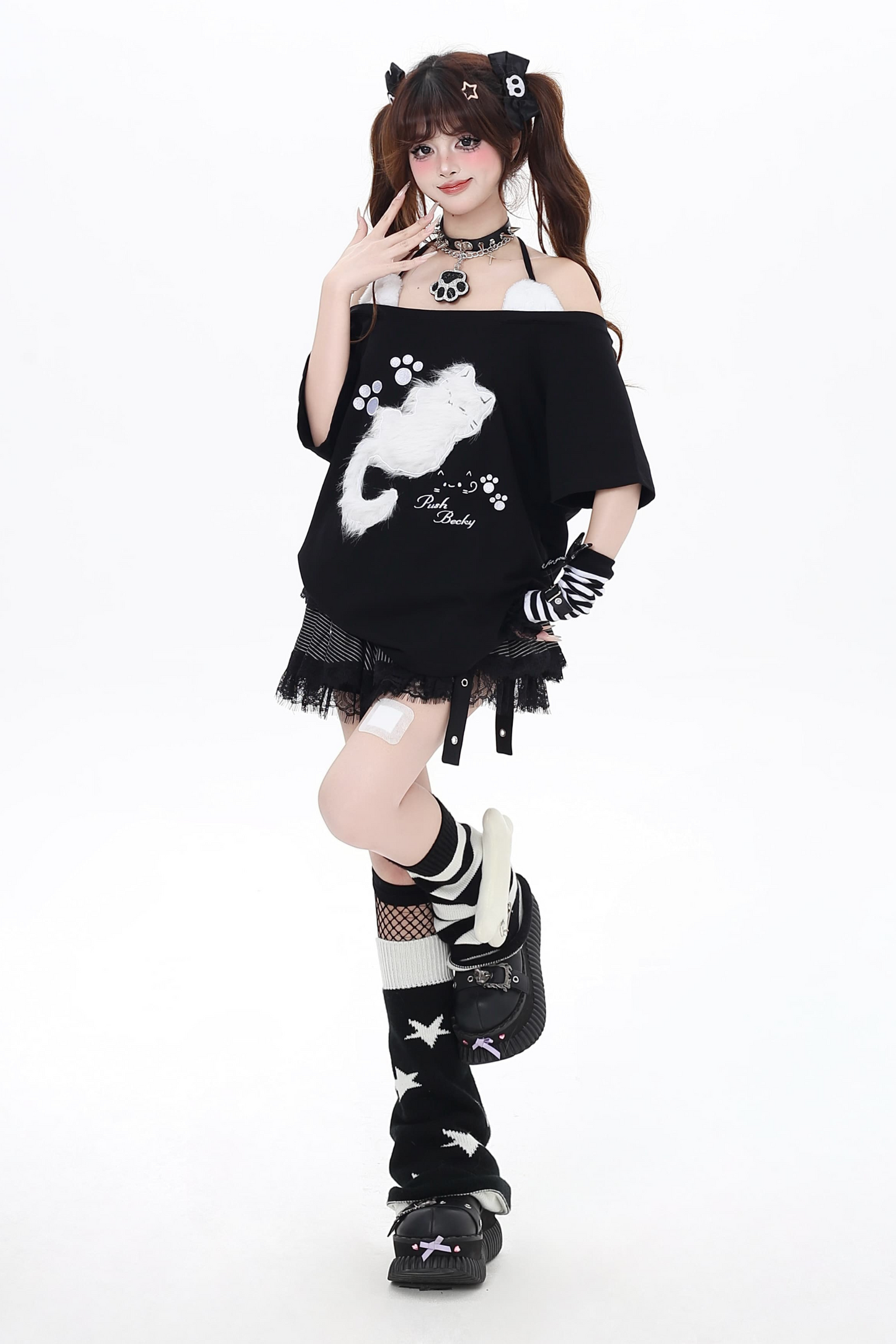 Cozy Cat Coal Casual T-Shirt