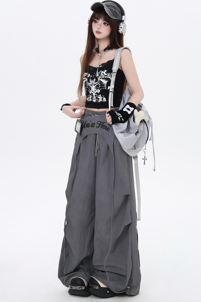 Casual Pants Girls High Spice Waist