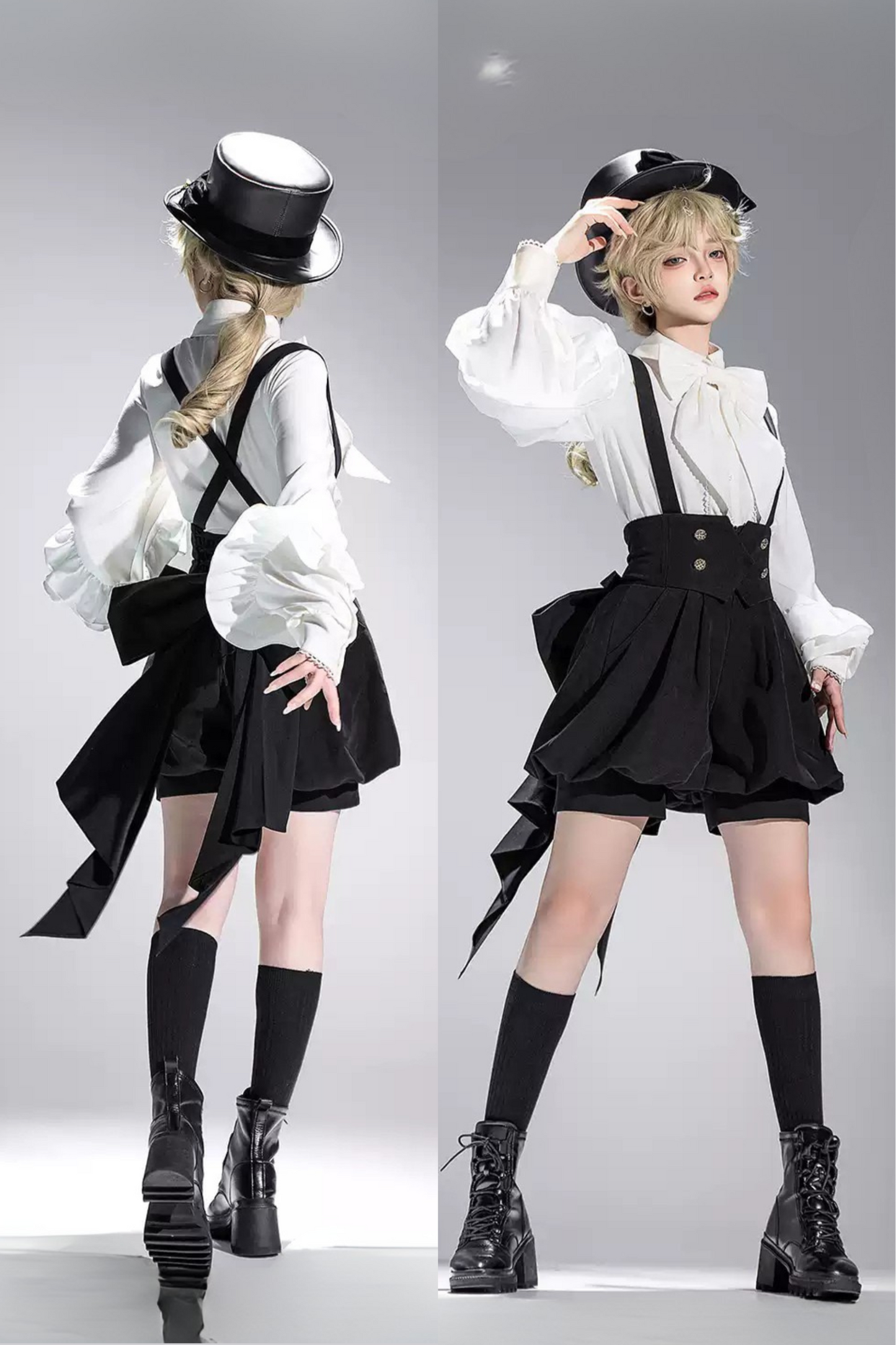 Cute + Retro Shorts Elegant Shirt Ribbon Prince Reservations Tail Dark