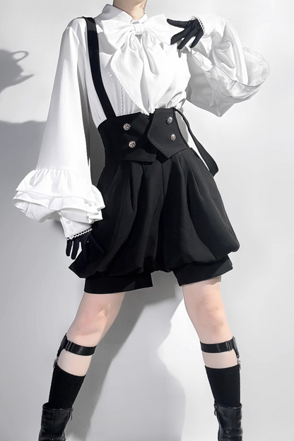 Cute + Retro Shorts Elegant Shirt Ribbon Prince Reservations Tail Dark