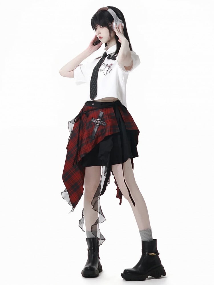 Skirt Elastic Waist Black