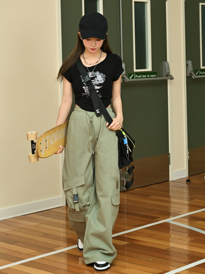 Zootopia Green Nick High Waist Cargo Pants