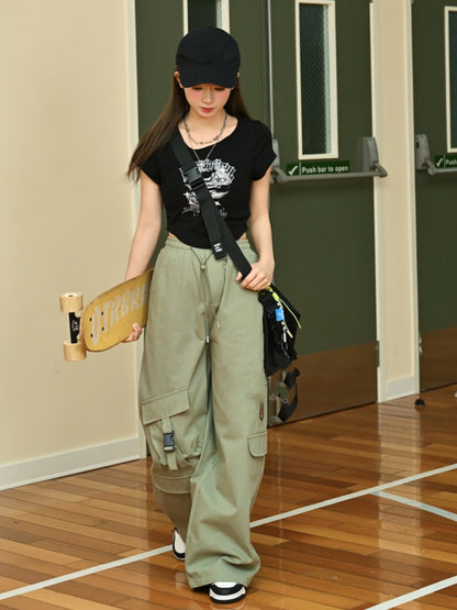 Zootopia Green Nick High Waist Cargo Pants