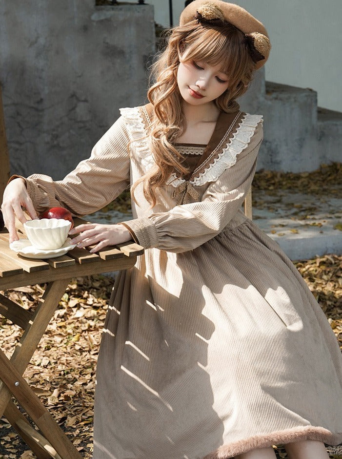 Coco Coat Dress Volume Girly Ruffle + Skirt Diary