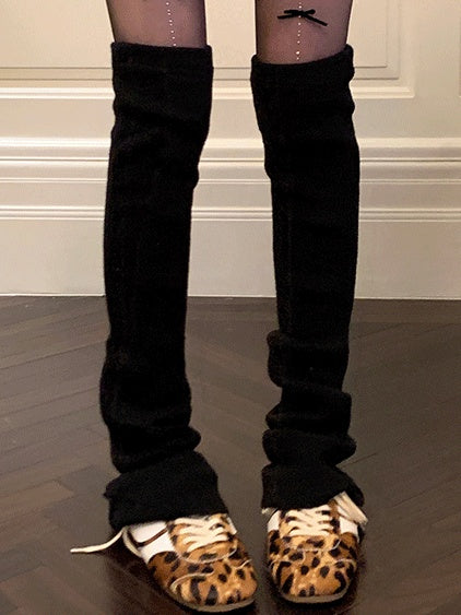 Y2K Knitted Overknee Leg Warmers