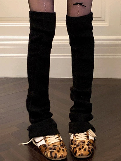 Y2K Knitted Overknee Leg Warmers