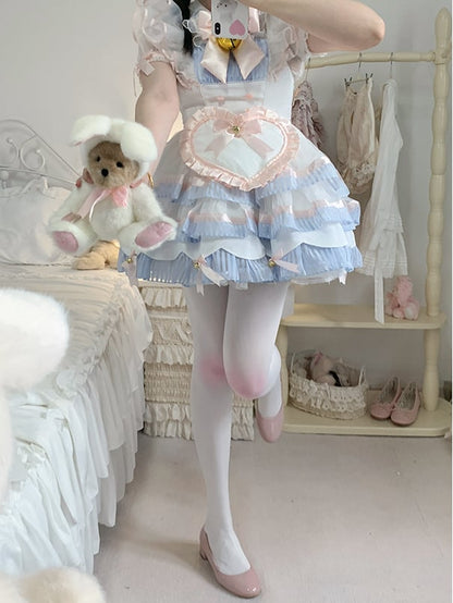 Pink Knees Sweet Lolita Tights