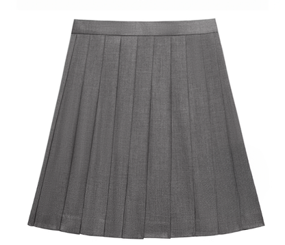 Faltenrock Grau Uniform JK 42CM /45CM Länge