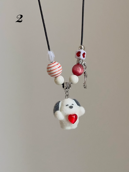 Y2K Cute Animal Drawstring Necklace