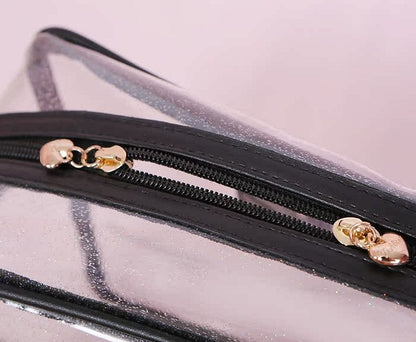 Pink/Black Sheer Ita Tote Bag