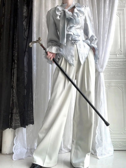 Pants Lolita Ouji White Off