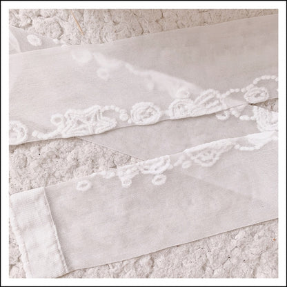 Mermaid Treasure White Tights
