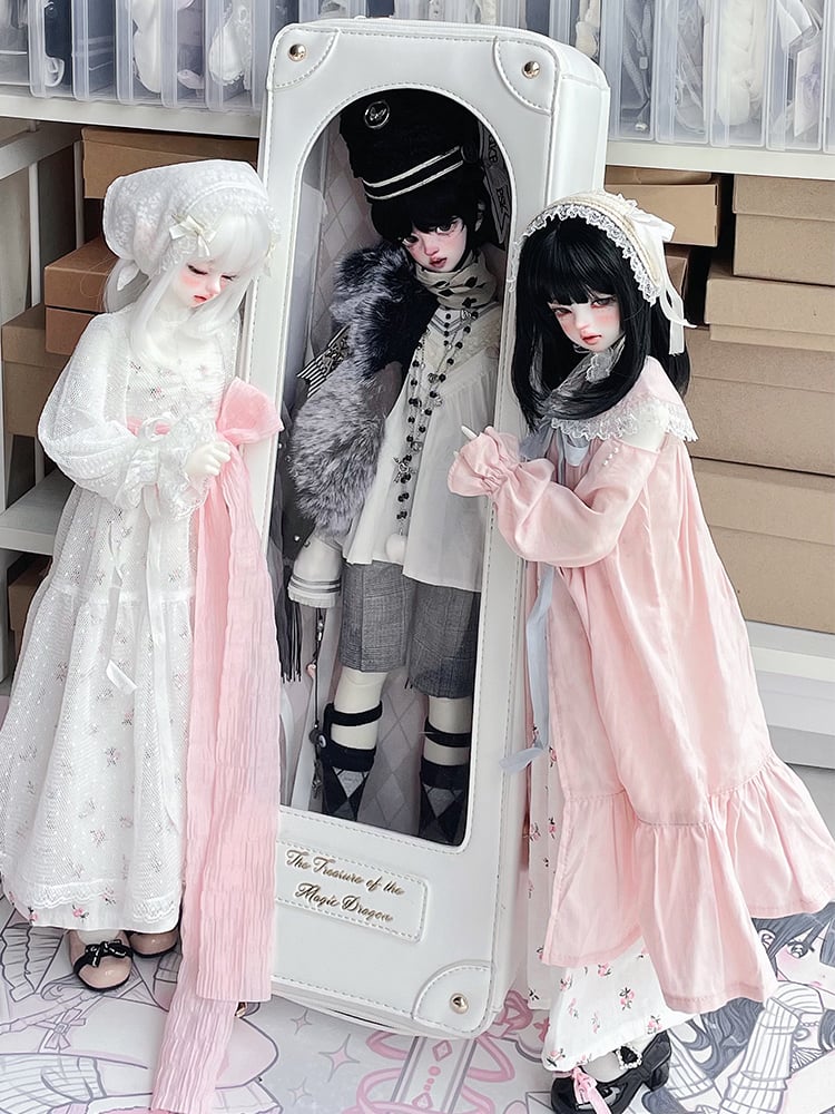 – Scale Multi-Style Gold (Crossbody/Backpack/Tote) 1/4 Bag White BJD Doll