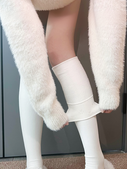 Off-white Sweet Cat Paw Overknee Stockings