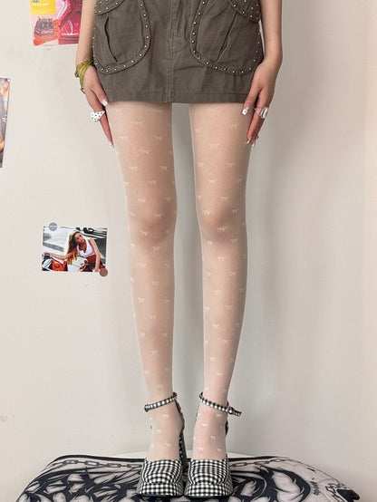Options Tights Pattern 4 Bowknot Color