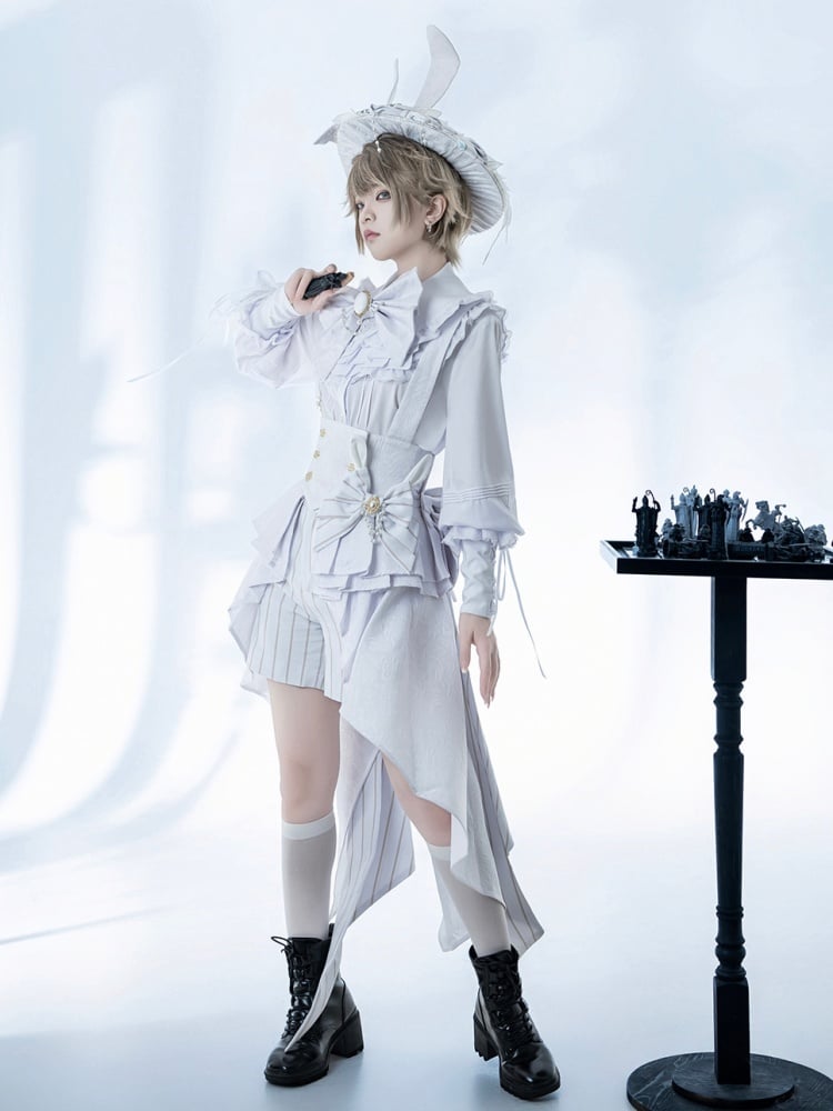 Bunny Theater White Prince Ouji Lolita Striped Shorts