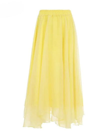 Yellow Summer Skirt Y2K