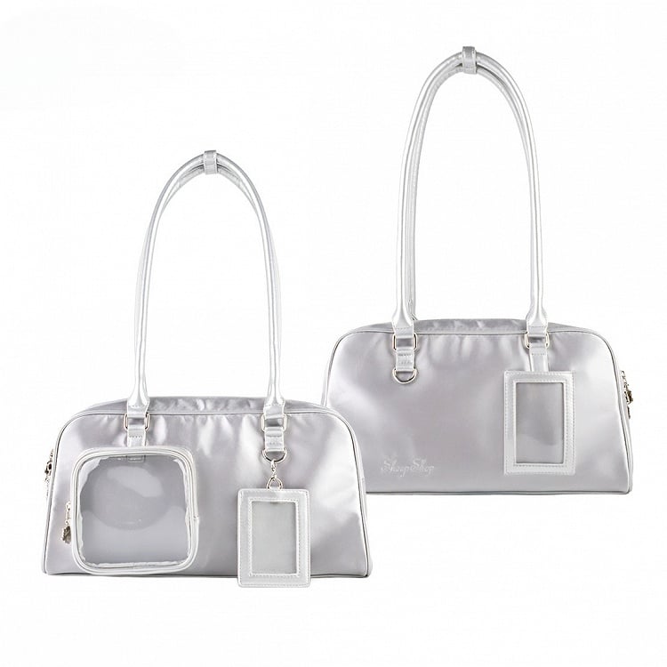 Hand With Detachable Ita Holder Bag Silver Card