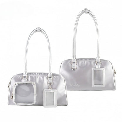 Hand With Detachable Ita Holder Bag Silver Card