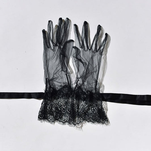 Black / Gloves White Purple Red