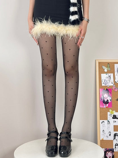 Details Options Bittersweet Tights Heart Color 4