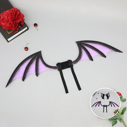 Bat Wings Halloween BlackRed/Gray/Purple/Blue