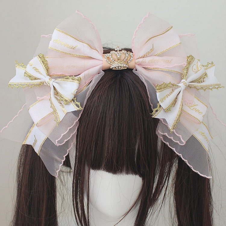 Nœud papillon décoré de couronne KC